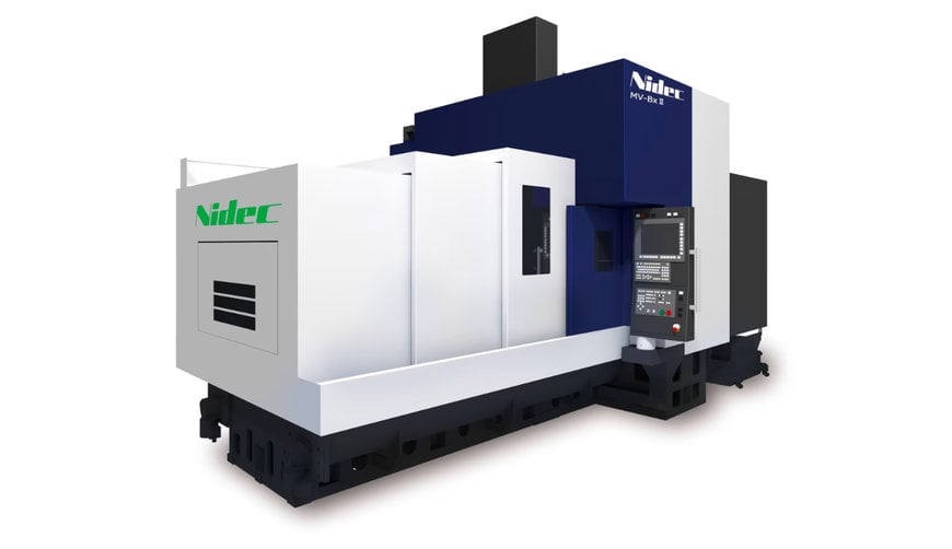 Nidec Machine Tool Introduces MV12BxⅡ Double-Column Machining Center